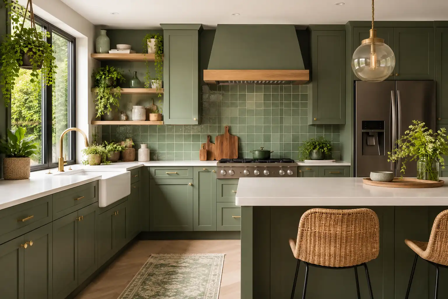 Green Kitchen Ideas
